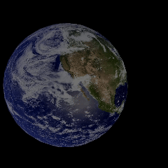 I changed the plane to a sphere.